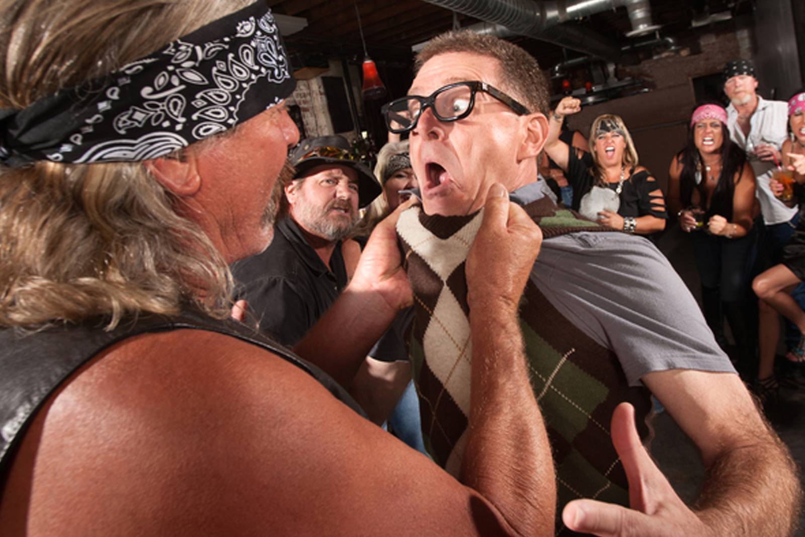 When It Looks Like You Were Hurt in a Bar Fight